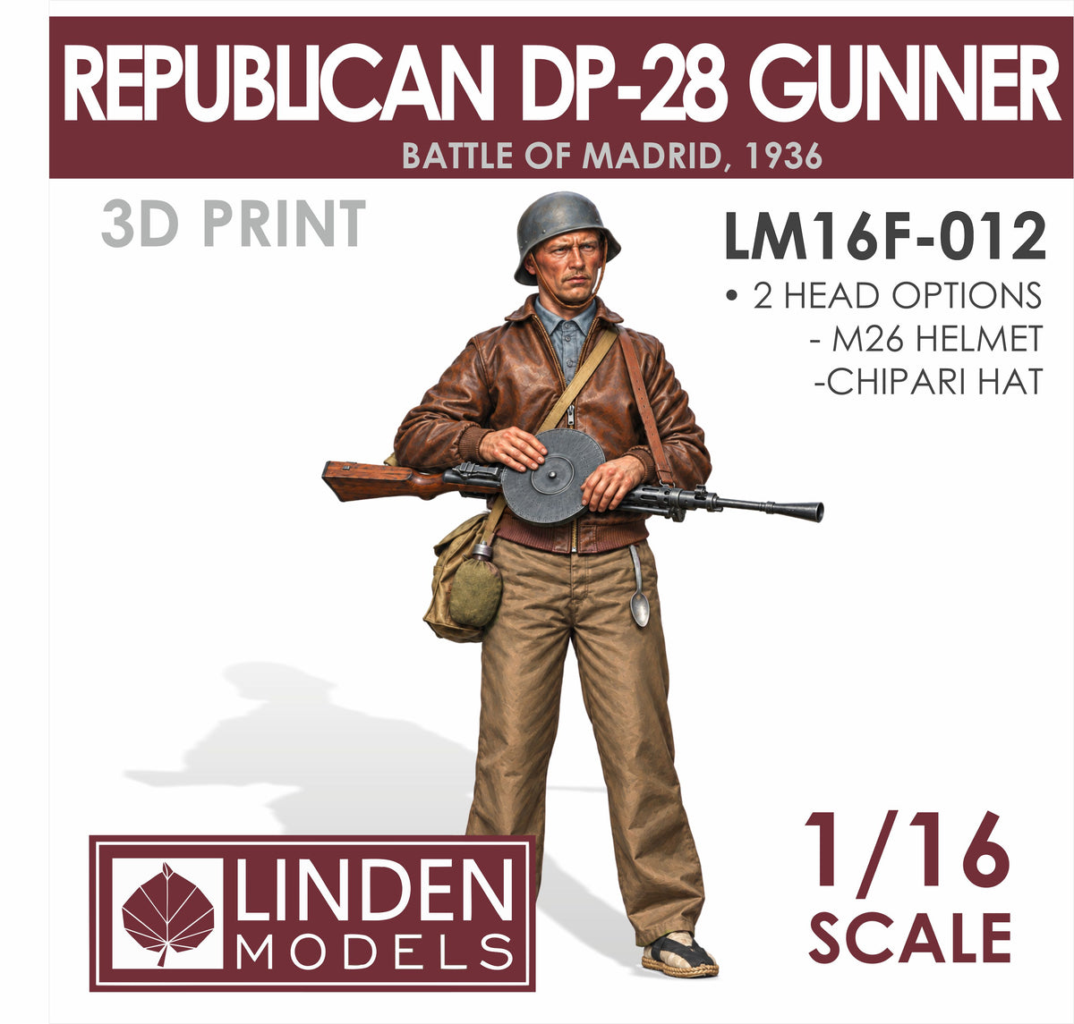 1:16 Republican DP-28 Gunner