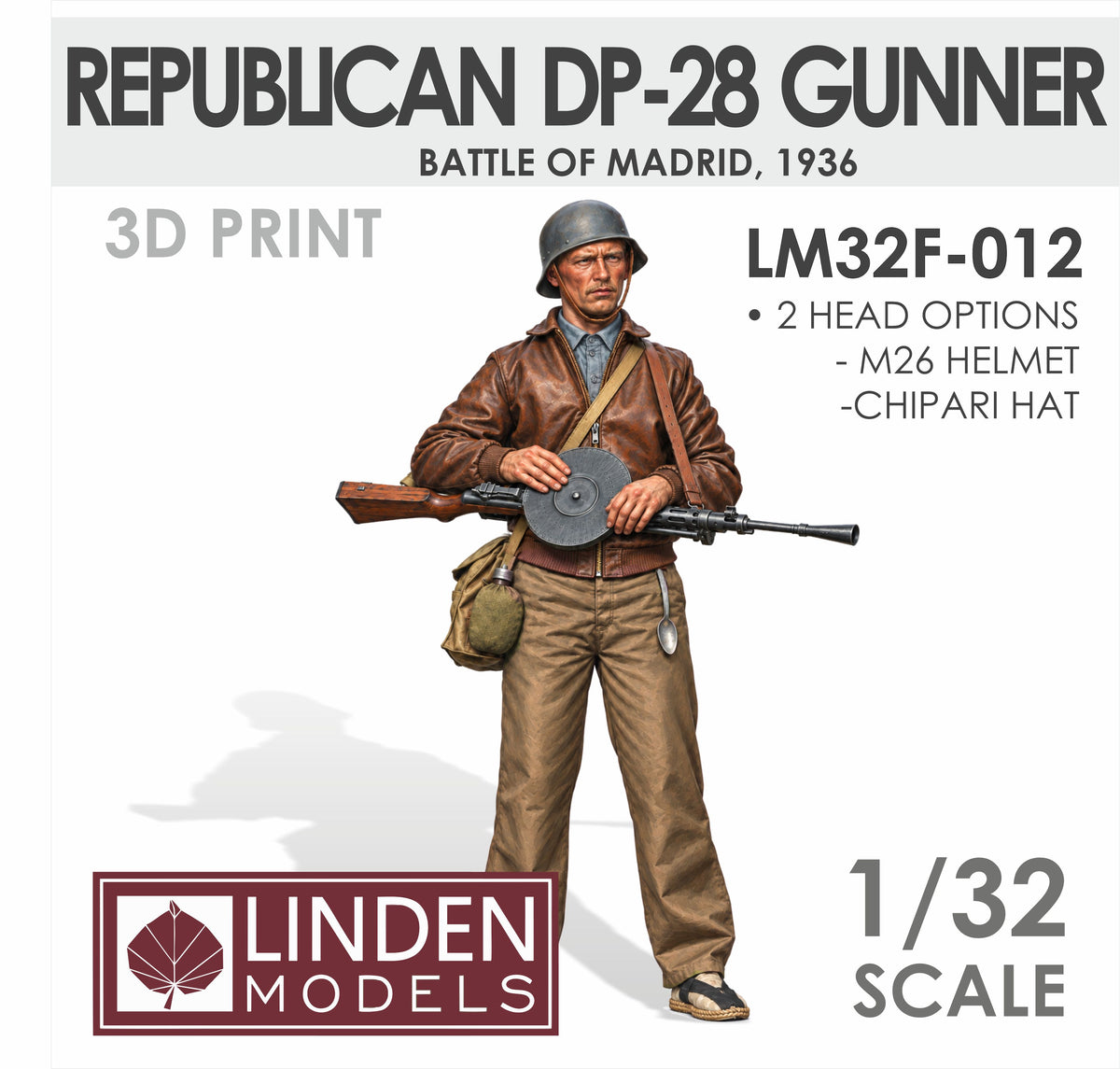 1:32 Republican DP-28 Gunner