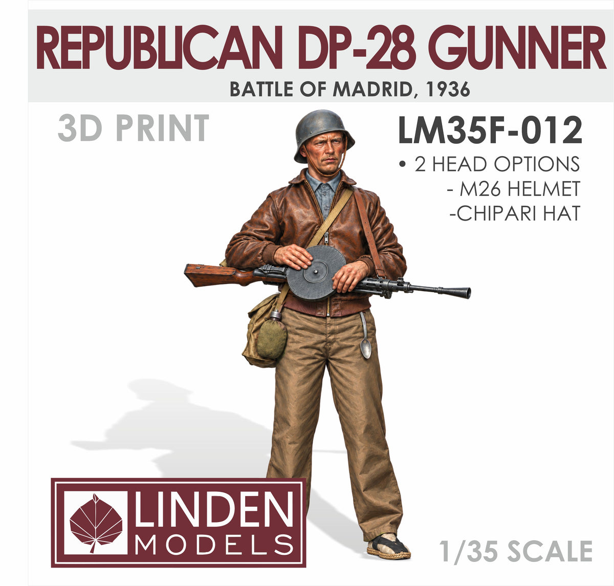 1:35 Republican DP-28 Gunner